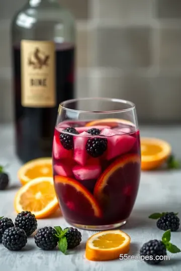 Outback-Style Blackberry Sangria: A Refreshing Twist on a Classic presentation