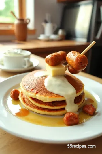 Pancakes & Sausage on a Stick: A Fun Breakfast Treat! steps
