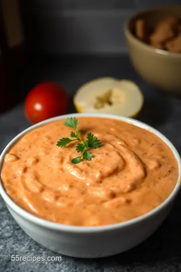 Perfectly Creamy Salsa Rosa Recipe presentation