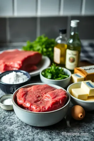 Perfectly Pan-Seared 6 oz Filet Mignon with Garlic Herb Butter ingredients