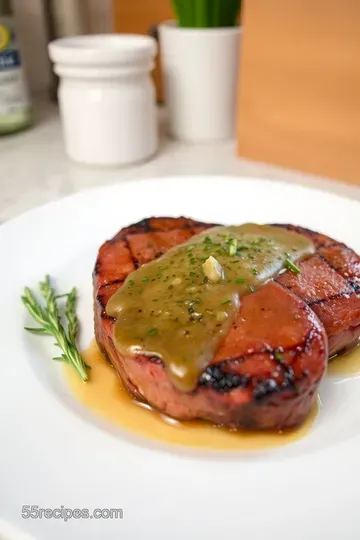Perfectly Pan-Seared 6 oz Filet Mignon with Garlic Herb Butter steps