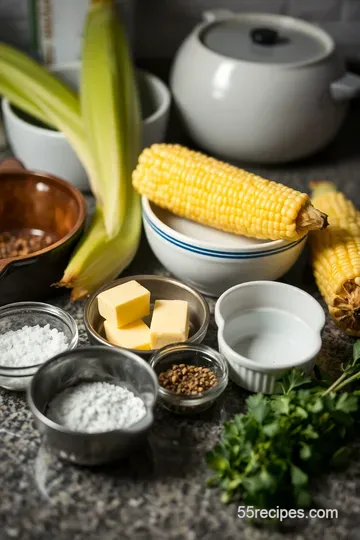 Perfectly Roasted Corn on the Cob ingredients