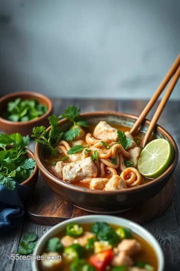 Quick Chicken Pho with Fresh Herbs steps