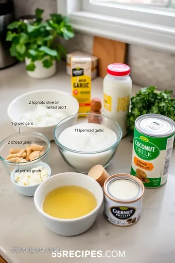 Quick Dairy-Free Alfredo Sauce Delight ingredients