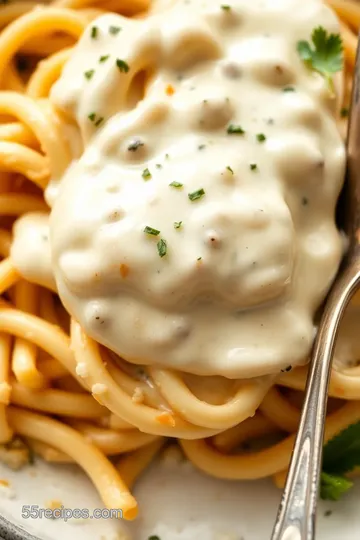 Dairy-Free Alfredo Sauce presentation