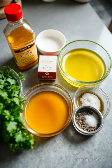 Quick Dijon Mustard Dressing ingredients