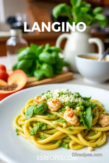 Pesto Langostino Zucchini Pasta steps