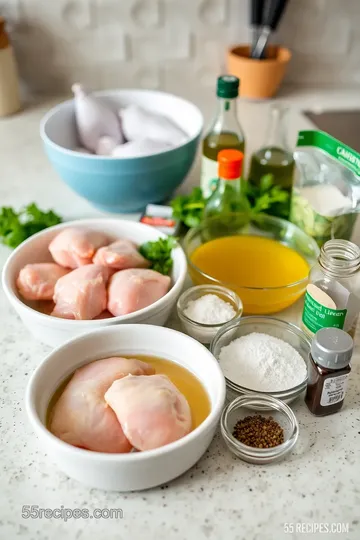 Sazon-Seasoned Chicken with Coriander and Annatto ingredients