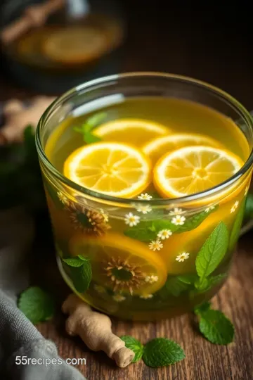 Rainbow Herbal Infusion Labor Aid Recipe presentation