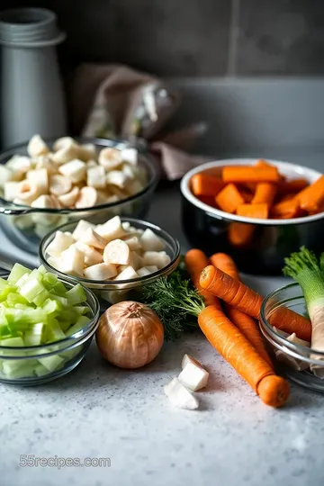 Rich and Flavorful Seafood Stock ingredients