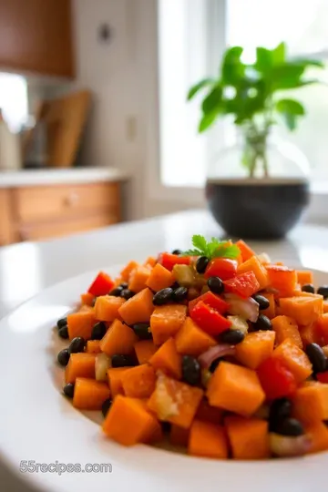 Roasted Sweet Potato Salad with Honey-Lime Dressing steps