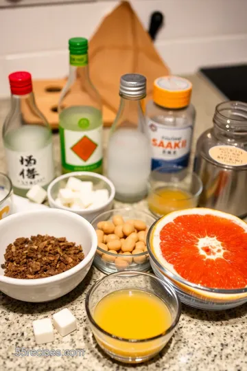 Sake Spritz Cocktails: Refreshing Japan' s Favorite Beverage ingredients