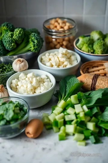 Sautéed Asian Greens with Sunflower Oil ingredients