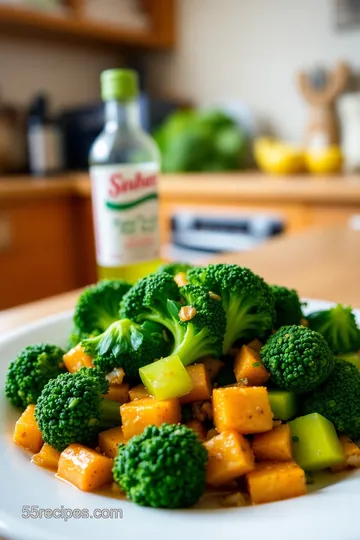 Sautéed Asian Greens with Sunflower Oil steps