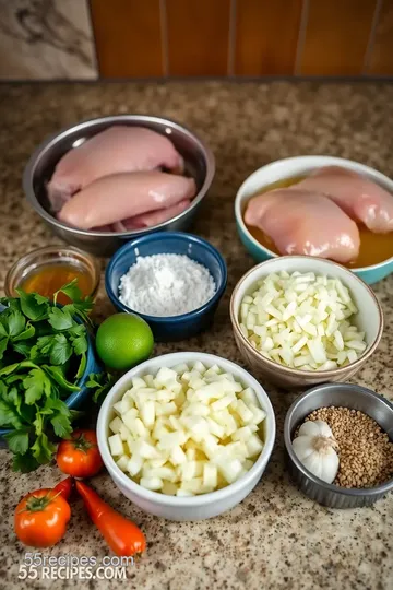 Sautéed Chicken with Creamy Amarillo Sauce ingredients