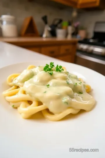 Sautéed Garlic Butter Cream Cheese Sauce steps