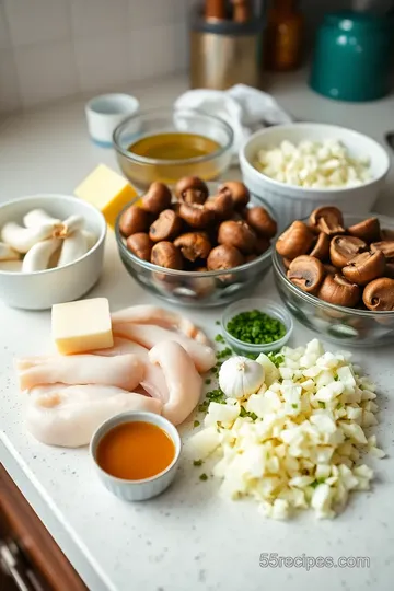 Langostino Mushroom Sour Cream Gravy ingredients