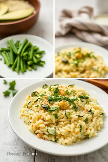 Sautéed Zucchini Risotto | Creamy Delight steps