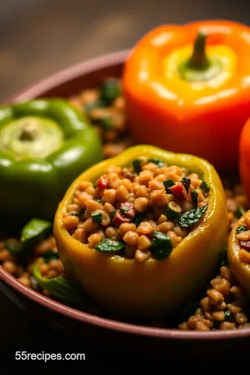 Savory Lentil and Spinach Stuffed Peppers – Alpha Gal Approved! presentation