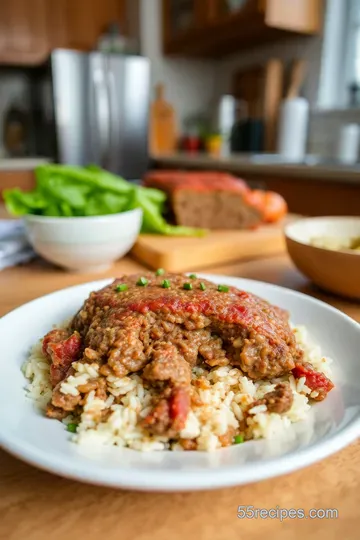 Savory Meatloaf with Rice – A Comforting Classic steps