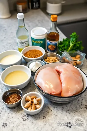 Savory Soy-Glazed Chicken with White Soy Sauce ingredients