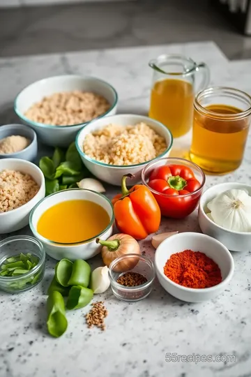 Savory Stuffed Mini Peppers ingredients