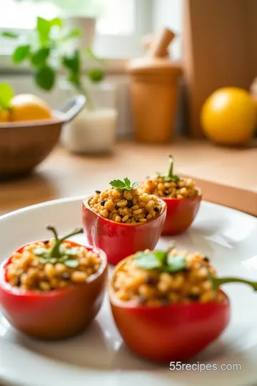 Savory Stuffed Mini Peppers steps