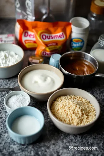 Scrumptious Salted Caramel Gelato ingredients
