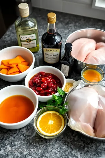 Gran Marnier Cherry Glazed Chicken ingredients