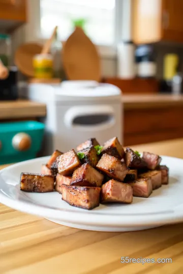 Seared Ahi Tuna Cubes with Fresh Herbs steps