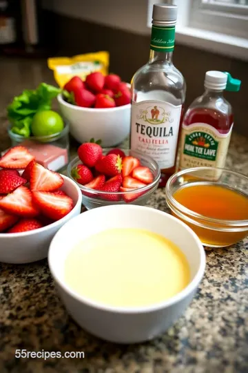 Sizzling Strawberry Bliss: The Spicy Strawberry Margarita ingredients