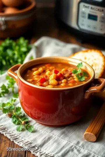 Slow Cooker Lentil Soup: Hearty & Healthy presentation