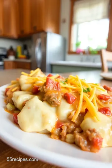 Crockpot Pierogi Casserole with Kielbasa steps