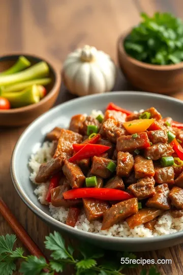 My Easy Stir Fry Pepper Beef with Crunchy Veggies ingredients