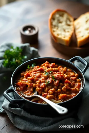 Hearty Stovetop Lentil Bolognese presentation