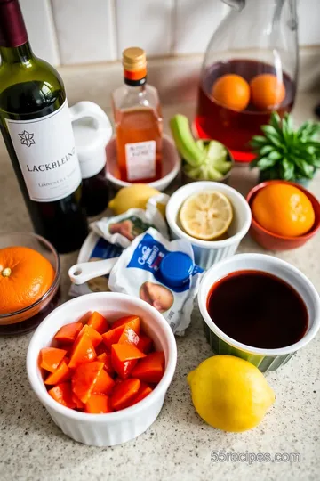 Sunset Sangria Pitcher ingredients