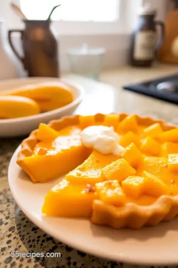 Sweet and Spicy Indian Mango Pie steps