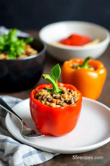 Sweet pepper: 5 Easy Ways to Enjoy Stuffed Quinoa Delight! presentation