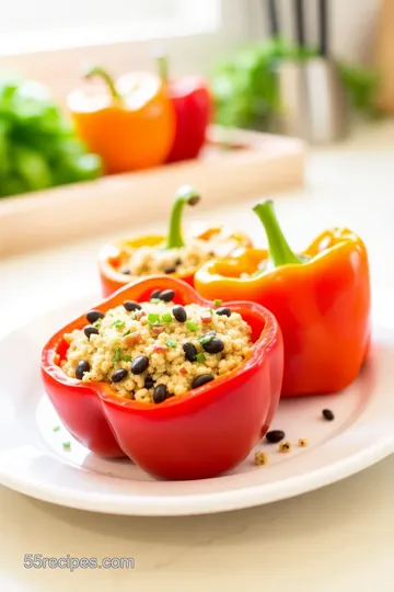 Sweet pepper: 5 Easy Ways to Enjoy Stuffed Quinoa Delight! steps