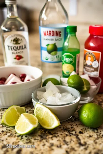 Tequila Cranberry Fizz: A Bright and Refreshing Cocktail ingredients