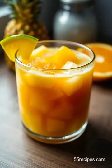Tropical Bliss Juice: A Sunshine Sip for All Seasons presentation