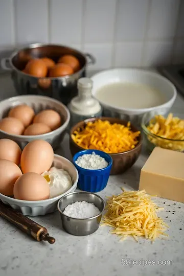 Ultimate Baked Egg Challenge: Savory Eggs with a Twist! ingredients