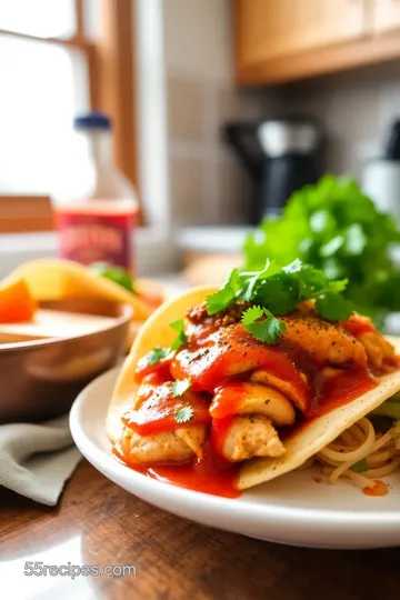 Spicy Valentina Sauce Chicken Tacos steps