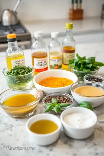 New Orleans Soaked Salad Dressing Recipe ingredients