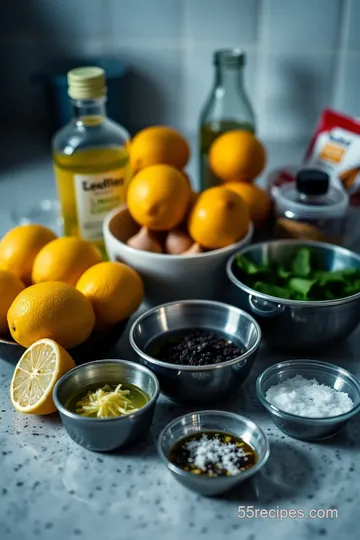 Zesty Lemon Pepper Sauce ingredients