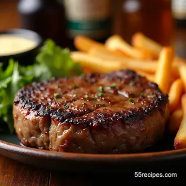 Air Fryer Ribeye Steakhouse Quality Pub Grub Speed Recipe Card