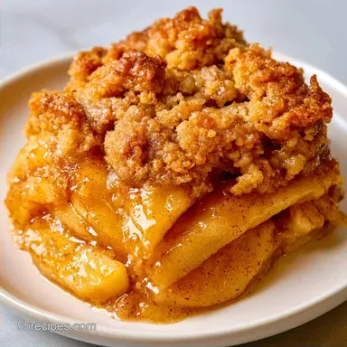 Apple Cinnamon Crisp for 8 Servings