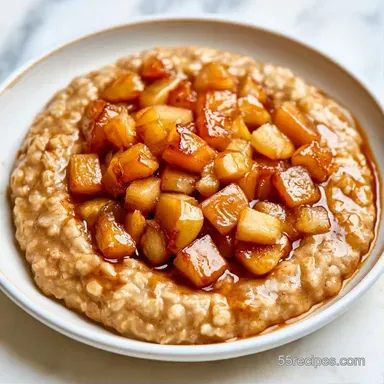 Apple Cinnamon Oatmeal in 20 Minutes Recipe Card