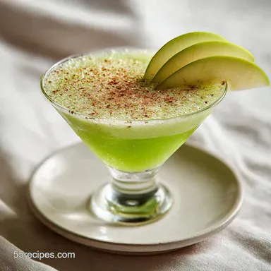 Recipe for an Apple Martini in 12 Minutes Recipe Card