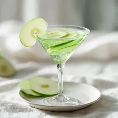 Apple Martini Recipe in 5 Minutes Recipe Card